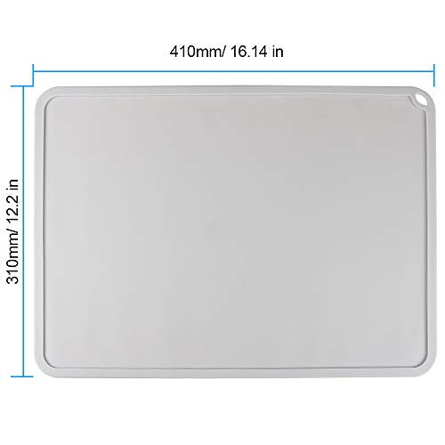 BCZAMD Silicone Slap Mat 410 X 310mm Clean-up or Resin Transfer to Protect Work Surface for Photon S DLP SLA LCD 3D Printer Accessories - Gray - WoodArtSupply