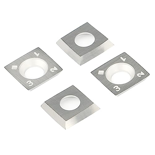 FOXBC 15mm Carbide Knife Inserts Replacement for Jet Powermatic 1791212 and Spiral Shelix Heads Planer Jointers - 10 Pack