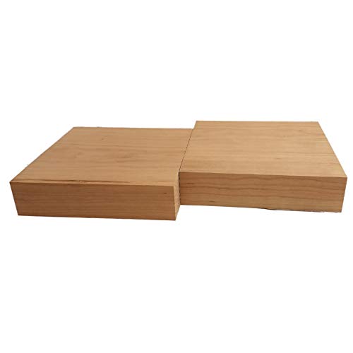 Barrington Hardwoods Cherry Lumber Bowl Blanks (2pc) (2" x 8" x 8") Barrington Hardwoods
