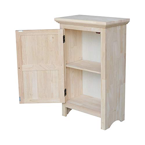 IC International Concepts Single Jelly Cabinet, 36-Inch, Unfinished - WoodArtSupply