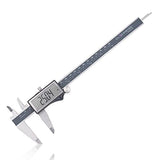 Clockwise Tools IP54 Grade Digital Caliper, DCLR-0805 0-8" /200mm, Inch/Metric/Fractions Conversion, Stainless Steel, Large LCD Screen Clockwise Tools