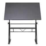 STUDIO DESIGNS Zenith Craft Desk Drafting Table, Top Adjustable Drafting Table Craft Table Drawing Desk Hobby Table Writing Desk Studio Desk, Black, SD STUDIO DESIGNS