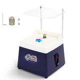 Godora Stained Glass Grinder, Mini Stained Glass Kit with 5/8" & 1" Grinder Bits, Widely Used for Glass Processing Arts and Decoration Godora