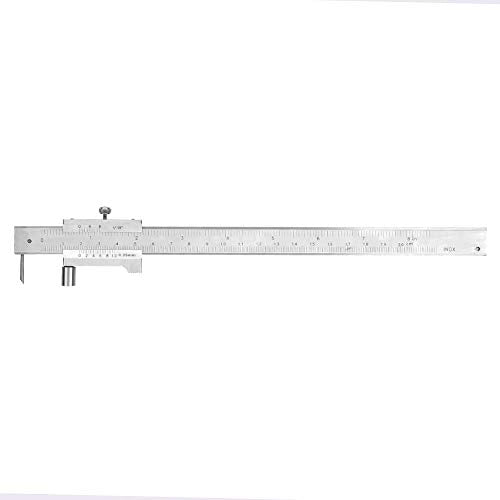 Scribing Caliper, 200mm 8in Dual Scale, Marking Vernier Caliper with Carbide Marking Needle for Scribe on Metal Wood Plastic Hyuduo