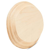 Oval Wood Coasters 5 inch, Pack of 2 Wooden Ornaments for Crafts, Unfinished Wood Crafts, Natural Wood Slices, by Woodpeckers Woodpeckers