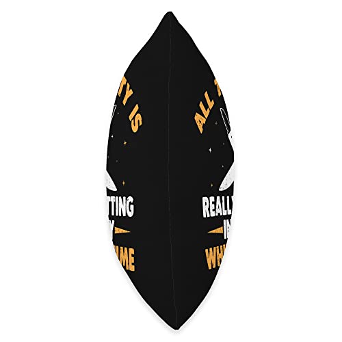 Whittling Specialist Wood-Carving Gift All This Reality is Really Cutting Into My Whittling Time Throw Pillow, 18x18, Multicolor Whittling Specialist Wood-Carving Gift