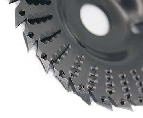 Szliyands Wood Carving disc, Grinder Wood Tungsten Carbide Grinding Wheel Grinder Shaping Disc Bore Wood Sanding Carving Tool Woodworking Angle Szliyands