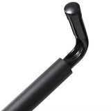 Ihomepark Overhead Garage Storage Hooks, Heavy Duty Ceiling Mounted Garage Utility Hanging Rack for Lumber Bike Tools, Black Ihomepark