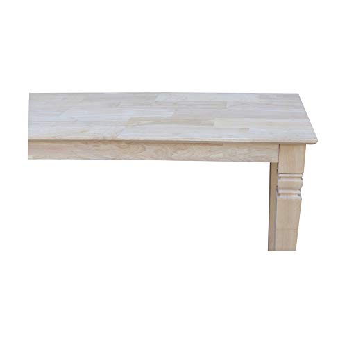 International Concepts Java Console or Sofa Table Unfinished - WoodArtSupply