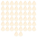 50Pcs Wooden Beads for Crafts, Natural Wood Beads Cone Shape Unfinished Wooden Loose Beads Wood Spacer Beads for Crafts DIY Jewelry Making HERCHR