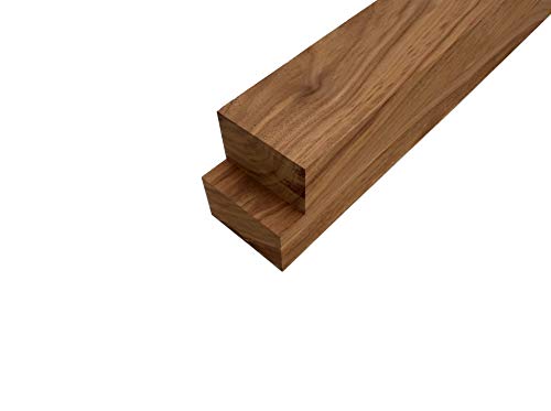 Walnut Lumber Board - 1 3/4" x 3" (1 3/4" x 3" x 12" (2 Pcs))