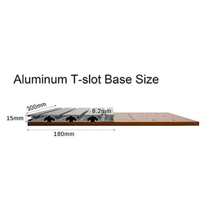 Genmitsu T-Slot Table 3040 Extension Aluminum Spoilboard, Work with 3018 Y-Axis Extension Kit, Compatible with 3018-PROVer/3018-PROVer Mach3/3018-MX3 - WoodArtSupply