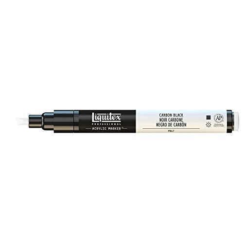 Liquitex Professional Fine Paint Marker, 8mm, Carbon Black Liquitex