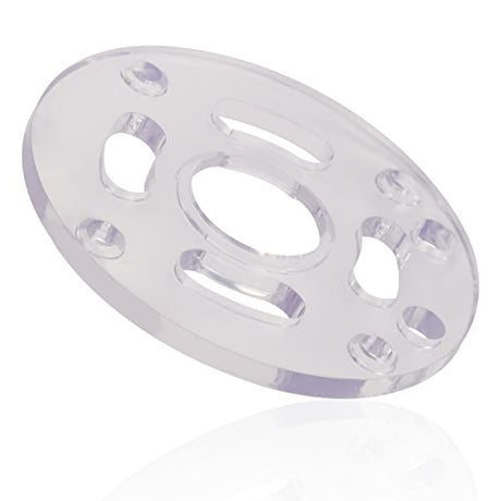 DNP613 Router Sub Base Compatible with D-EWALT 20V Compact Routers Round Subbase, Adopts a Transparent Design Ensure Maximum Visibility in Operation Haiouus