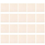 Healifty 20pcs Unfinished Wood Crafts Wooden Square Cutouts Unfinished Wood Squares Wooden Chips for Crafts Homemade Ornaments Wood Craft Slices Wood Healifty