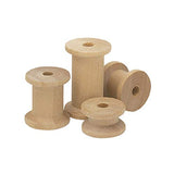 Creativity Street 3654 Wood Craft Spool Assortment, 1" - 3" (Pack of 144), Natural Wood Creativity Street