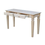 International Concepts Java Sofa Table with 2 Drawers, Unfinished IC International Concepts
