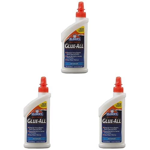 Elmer's Products E3820 Multi-Purpose Glue, 8 oz, White, 8 Fl Oz (Pack of 3) - WoodArtSupply