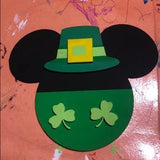Unfinished Wood Shamrock Shape - St Patrick's - Craft - up to 24" DIY 3" / 1/8" 24 Hour Crafts