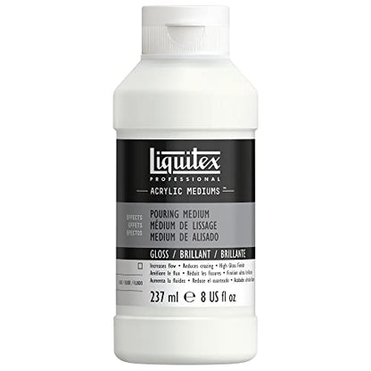 Liquitex Professional Effects Medium, 237ml (8-oz), Gloss Pouring Medium - WoodArtSupply