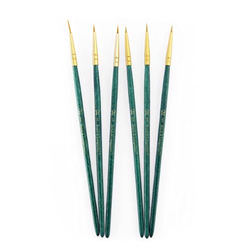 Royal & Langnickel Royal Zip N' Close Gold Taklon Detail 6-Piece Brush Set Royal & Langnickel