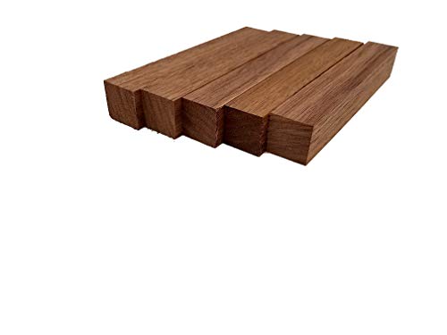 Walnut Pen Blanks - 3/4" x 3/4" x 5" (5 Pcs) Barrington Hardwoods