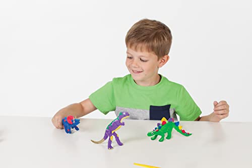 Creativity for Kids Create with Clay Dinosaurs - Build 3 Dinosaur Figures with Modeling Clay, small Creativity for Kids