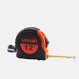 LICHAMP Tape Measure 12 ft, 8 Pack Bulk Easy Read Measuring Tape Retractable with Fractions 1/8, Measurement Tape 12-Foot by 1/2-Inch Lichamp