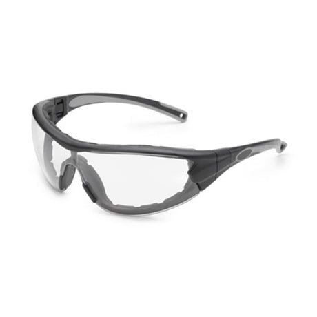 Gateway Safety 21GB79 Swap Wraparound Hybrid Eye Safety Glasses/Goggles, Clear Anti-Fog Lens, Black Frame with Foam Edge Gateway Safety