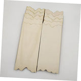 VILLFUL 24pcs DIY Rectangular Wood Board Hanging Board Registration Unfinished Wood Slice Wood Blank Plaque Craft Boards for Signs Blank Wood Chips VILLFUL