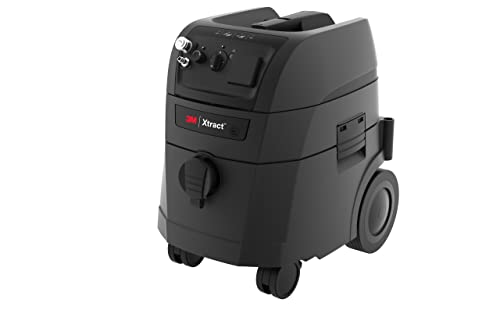 3M Xtract Portable Dust Extractor, 64256, 9 Gallon/35 Liter, Industrial Vacuum with Automatic Filter Clean Without Flow Stoppage, HEPA Filter, - WoodArtSupply