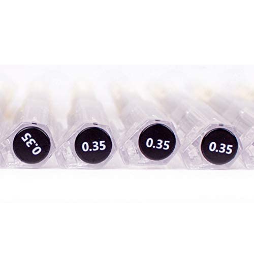 Gel Ink Pen Extra fine point pens Ballpoint pen 0.35mm Black For japanese Office School Stationery Supply 12 Packs