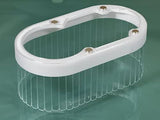 Clear Dust boot/shoe for Onefinity CNC milling machine + LED light ring - 65mm router body diameter - 2-1/4" Shop vac or 2-1/2 vacuum flex hose Generic