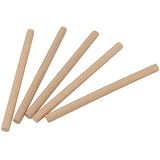 HOZEON 100 PCS 3/8 x 6 Inch Dowel Rods Wood Sticks, Natural Wooden Dowel Rods Dowel Sticks, Unfinished Wood Sticks for Crafts and DIY Project HOZEON
