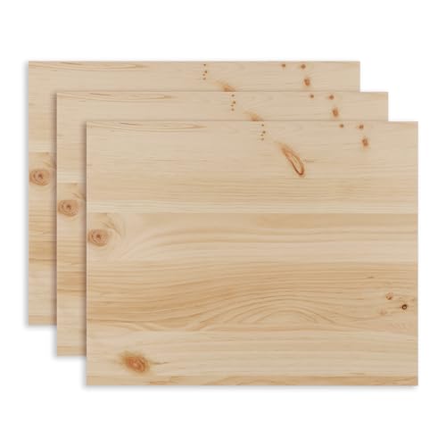 Walnut Hollow Heavy-Duty, Project Ready, Edge-glued Board, Pine, 16" x 20" x 3/4", (Pack of 3) for Your Small Business, Home DIY, Decor, or Craft - WoodArtSupply