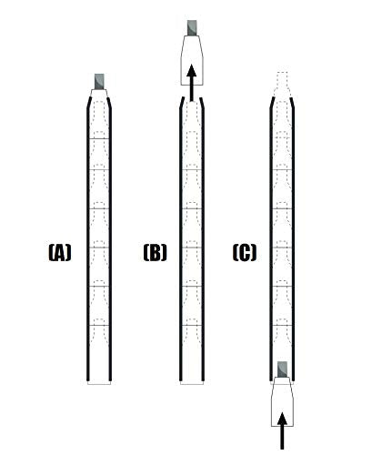 Swanson Tool Co CP216 AlwaysSharp Refillable Mechanical Carpenter Pencil, Two Pack, with 8 More Replacement Black Graphite Tips