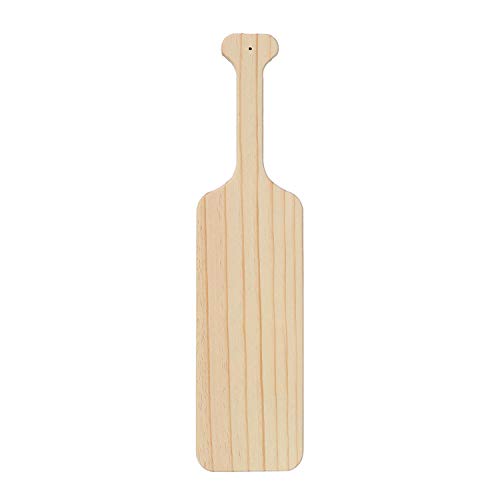 15" Inch Greek Fraternity Paddle, Solid Sorority Wood Paddle, Unfinished Pine Wooden Paddle, 1Pack - WoodArtSupply