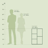 Furinno Luder Bookcase / Book / Storage , 5-Cube, White Furinno