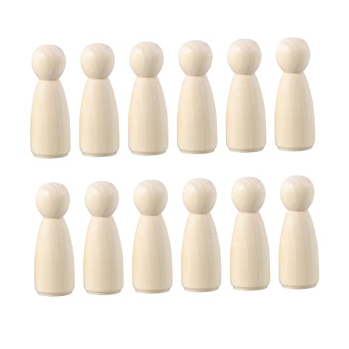 KONTONTY Unfinished Wooden Dolls s en Unfinished Wood Peg Dolls - WoodArtSupply