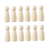 KONTONTY Unfinished Wooden Dolls s en Unfinished Wood Peg Dolls KONTONTY