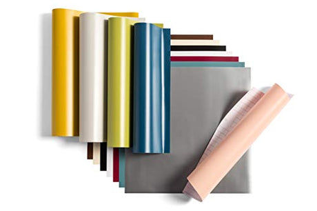 Cricut Premium Vinyl - Removable, 12” x 12” Adhesive Decal Sheets Essential Sampler Cricut