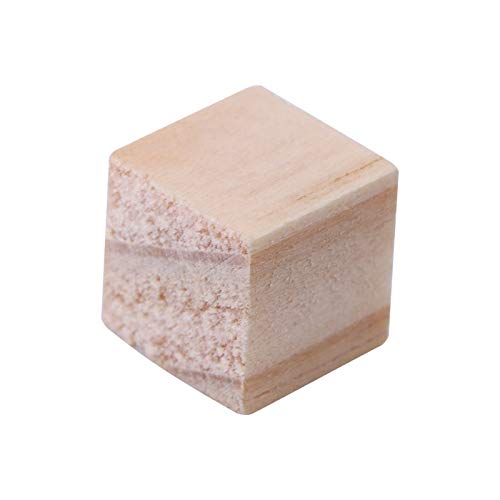 Hand Made Material, Blocks Wood Cubes for DIY Crafts Handmade Woodcrafts Kids Toy Home Decor Square Wooden Arts and Crafts Craft Collection (10mm (50 AYNEFY