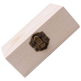 ARTIBETTER 4pcs Box wooden box craft storage unfinished wood crates book shelf decor retro jewelry case desk topper jewelry organizer tray tabletop ARTIBETTER