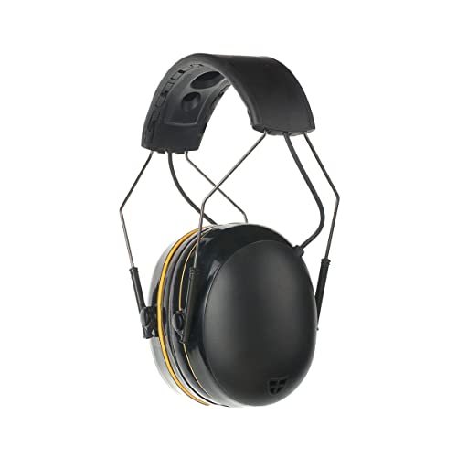 PROTEAR NRR 25dB Noise Reduction Digital Radio Ear Muff, Ear Hearing Protection Earmuff with Boom Microphones, Bluetooth Headphone Function for Daily PROTEAR