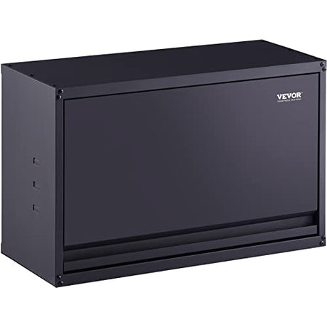 VEVOR Metal Storage Cabinet, 120lbs Load Capacity per Shelf, 20'' Tall Wall-Mounted Powder-Coating Steel Garage Cabinet with Adjustable Shelf, Press VEVOR