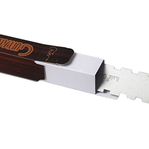 iLuiz Guitar Neck Notched Straight Edge Luthiers Tool for Gibson Fender and Most of Guitar Fretboard and Frets iLuiz