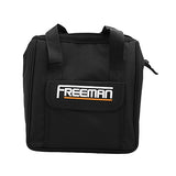 Freeman P4FNCB Pneumatic Finishing Nailer and Stapler Kit with Bag and Fasteners (4-Piece), Black with Orange Freeman