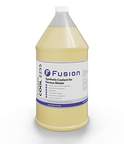 Mist Coolant for Metal Cutting Applications | Fusion Cool 2255 | Premium Synthetic Metalworking Fluid (1 Gallon) - WoodArtSupply