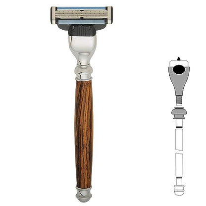 Penn State Industries PKRAHAN Mach3™ Compatible Razor Handle Kit Woodturning Project (1, Chrome) - WoodArtSupply