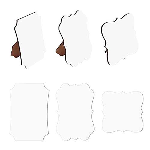 FINGERINSPIRE 3 Pcs Blank Sublimation Photo Frame Heat Transfer Blank Photo Frame MDF Frame Sublimation Blank Photo Frame Wooden Sublimation Photo FINGERINSPIRE